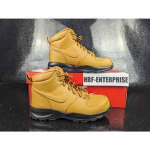 Nike Manoa LTR Boots Wheat Black GS Size 7Y Women's Size 8.5 NIB